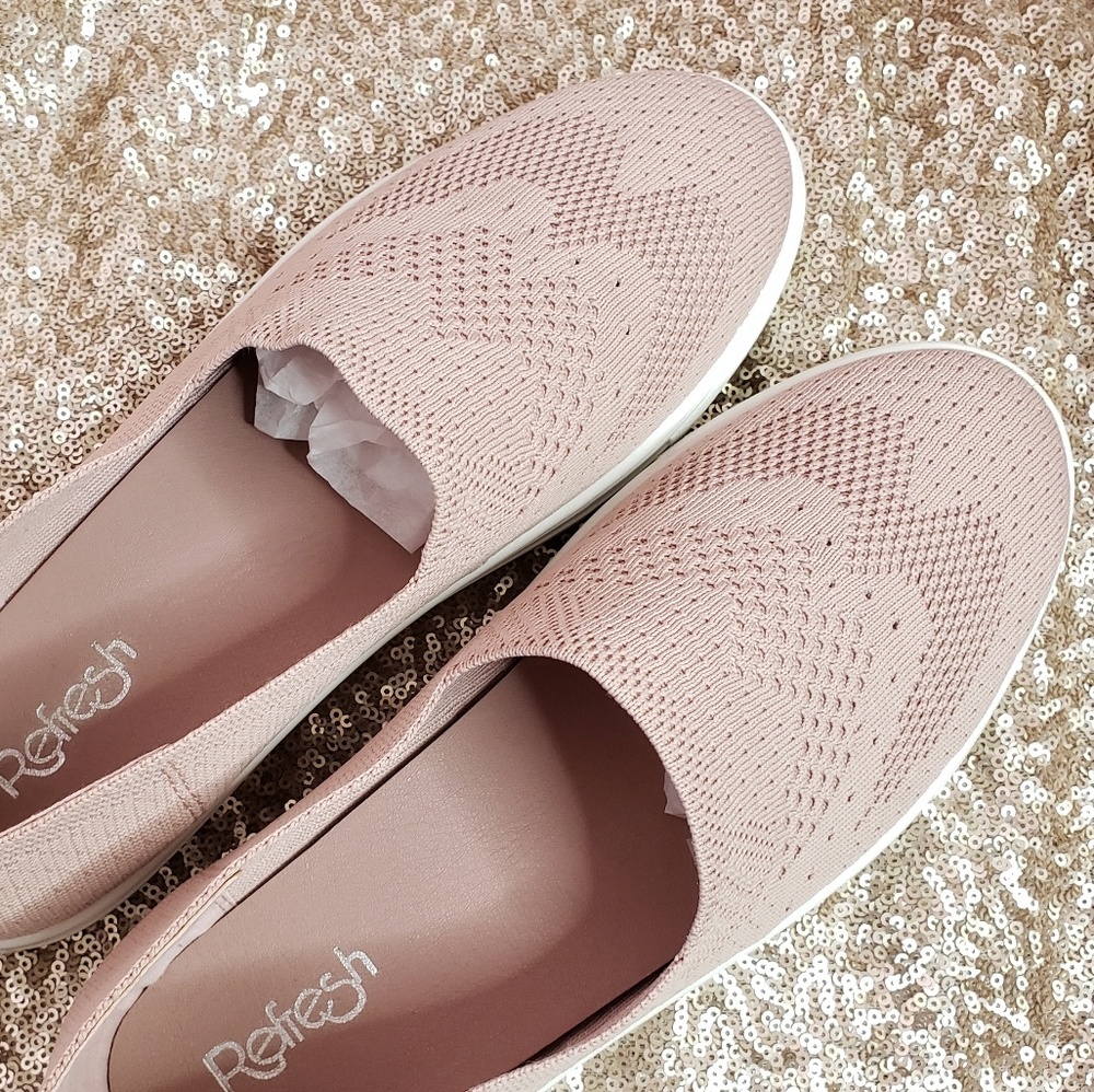 Mauve Slip-on Shoes